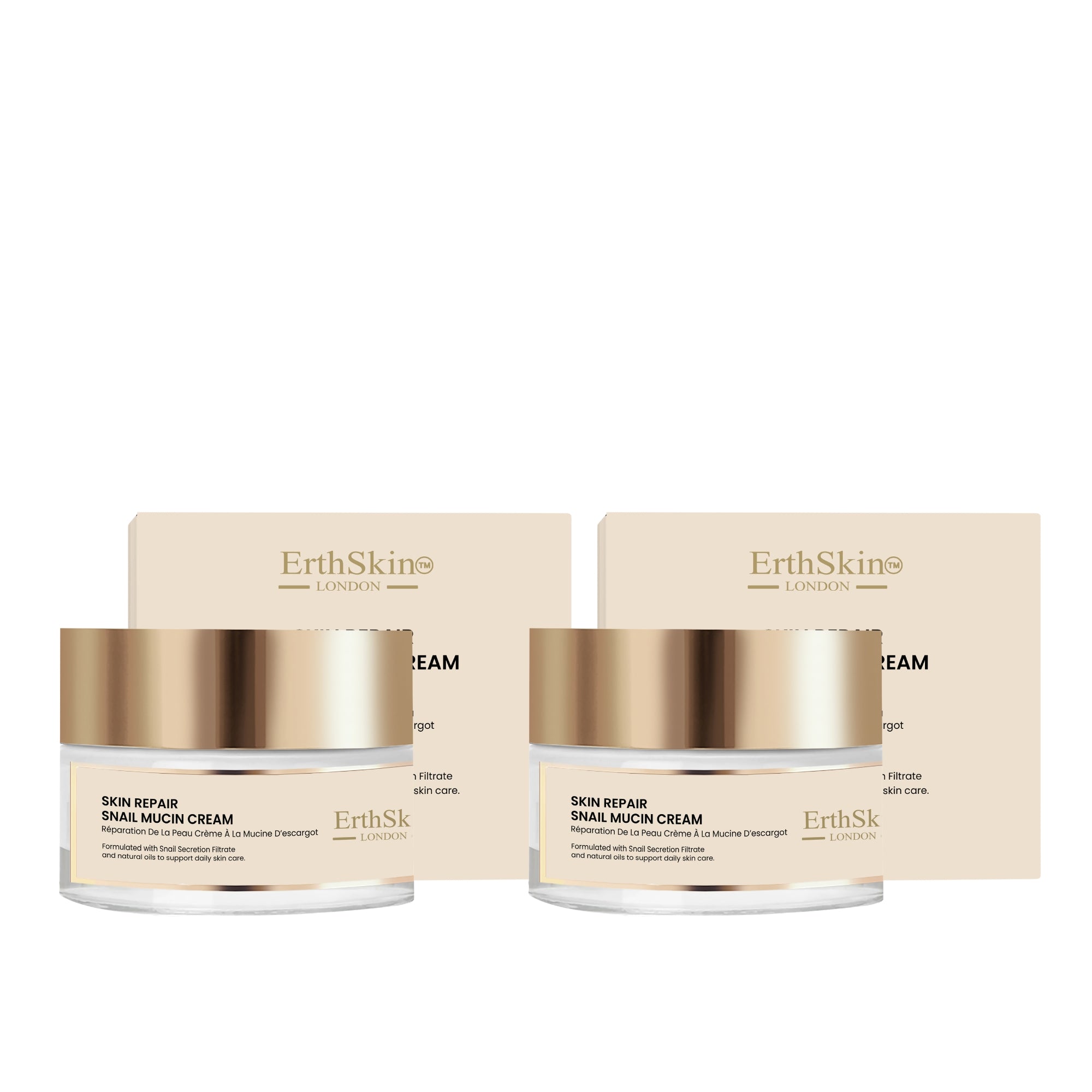 erth-skin-snail-mucin-cream-gesichtscreme-2x50ml-sheabutter image 1