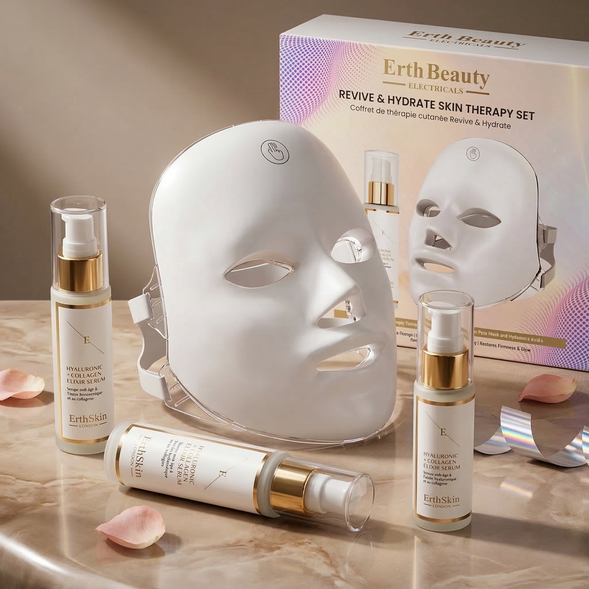 erth-skin-gift-sets-revive-hydrate-led-maske-hyaluron-serum image 2