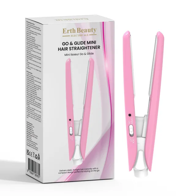 erth-skin-go-glide-mini-gl-tteisen-pink-keramik-ionen-reise image 1