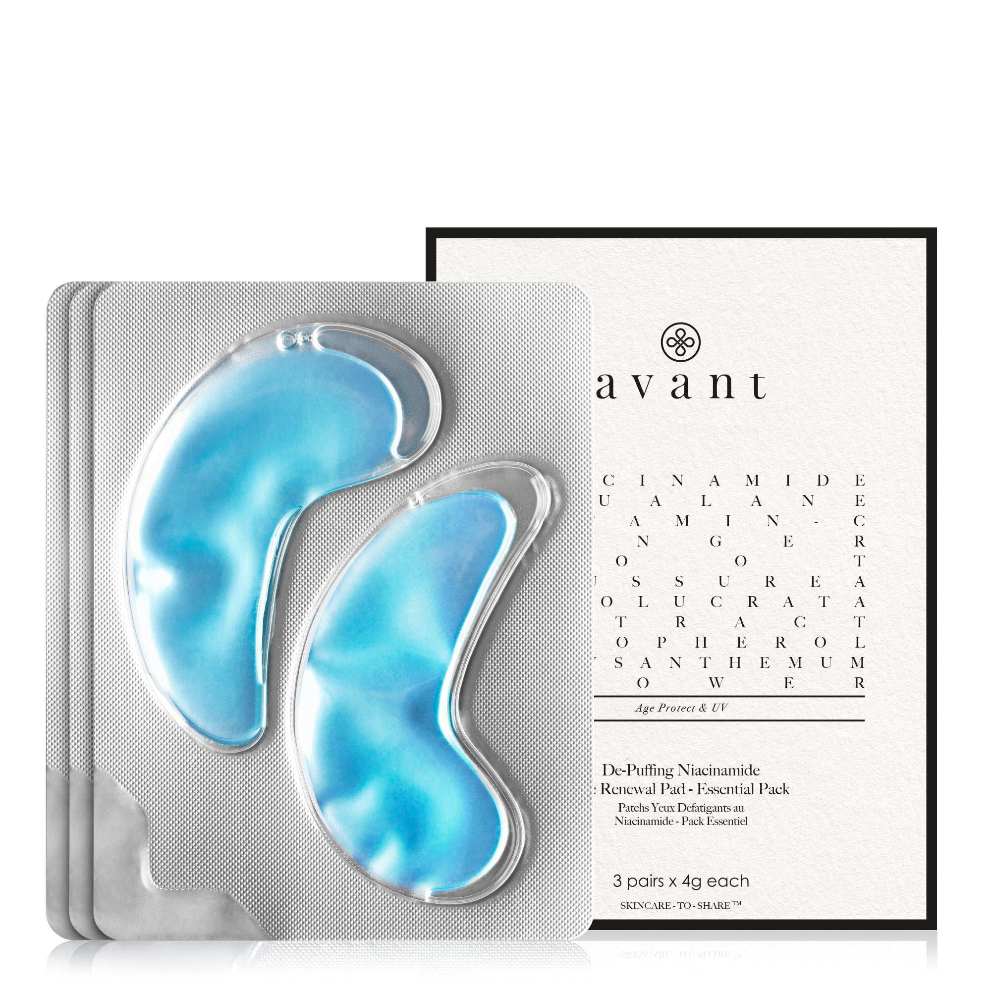 avant-eye-care-de-puffing-niacinamide-augen-pads-einzelpackung image 2