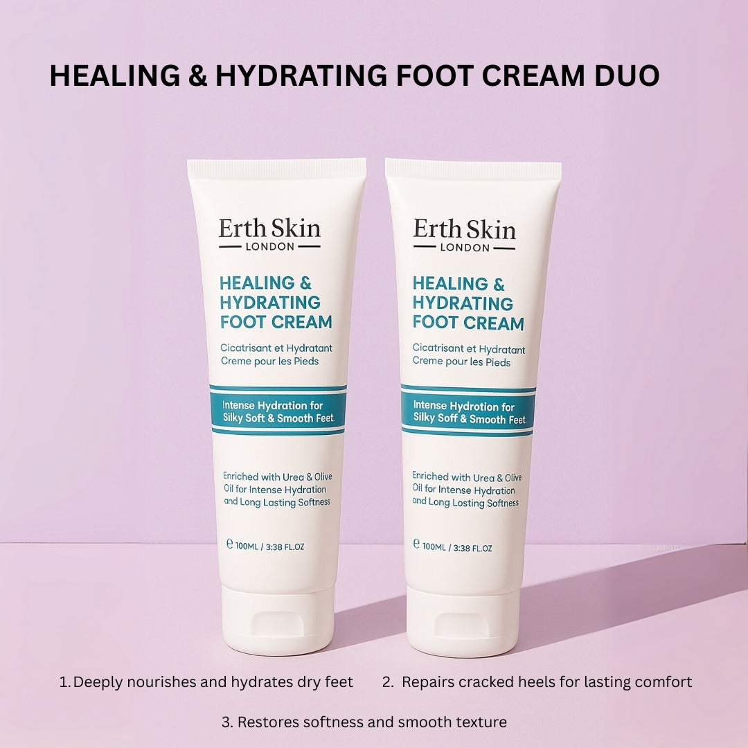 erth-skin-bodycare-healing-foot-cream-fu-creme-2x100ml-urea image 2