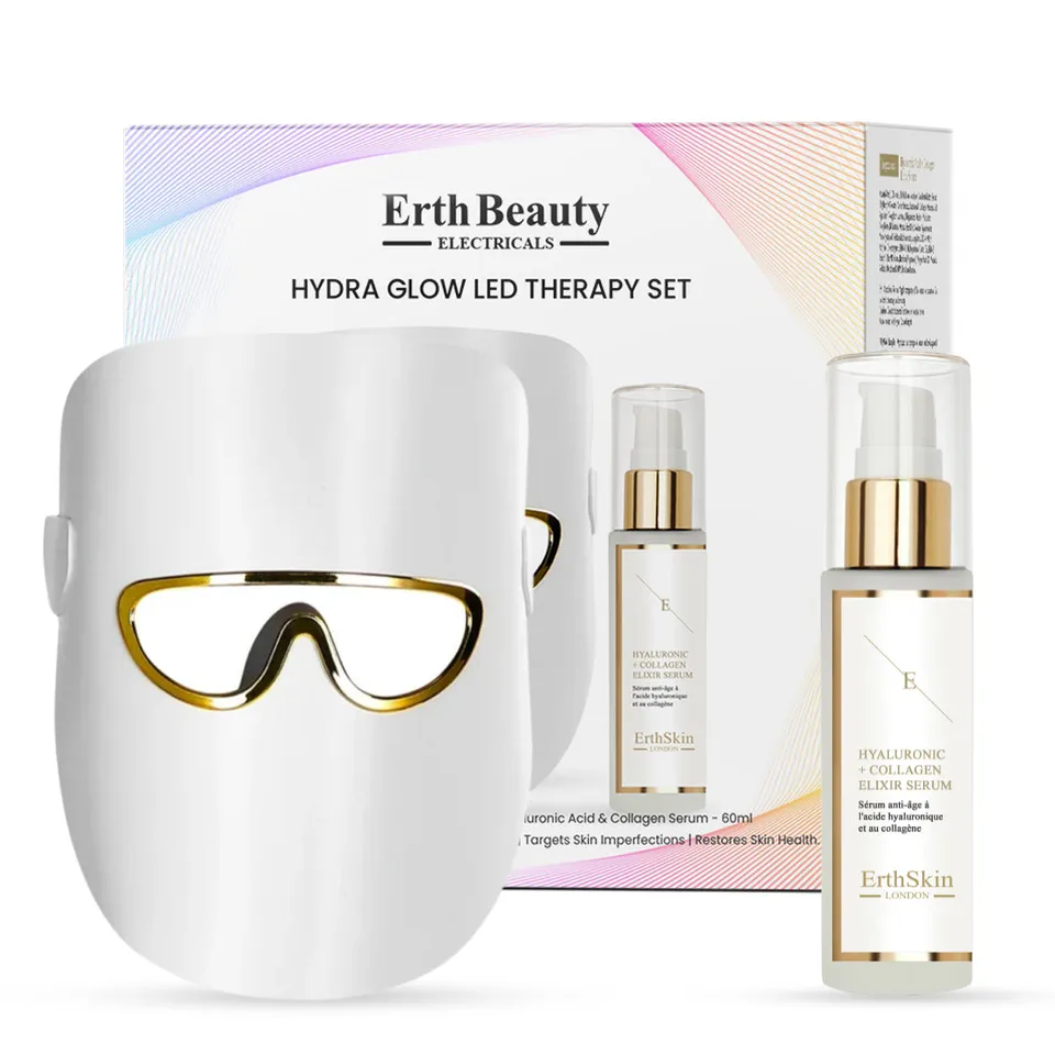 erth-skin-hydra-glow-led-therapy-maske-weiss-mit-ha-serum image 1