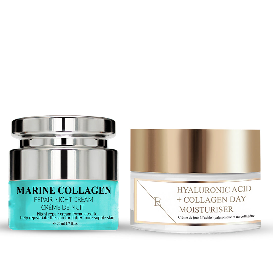 erth-skin-gift-sets-hyaluron-tagescreme-kollagen-nachtcreme-2x50ml image 1