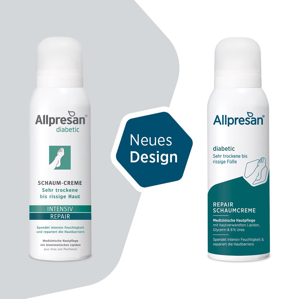 allpresan-diabetic-repair-schaum-creme-urea-2x125-ml-f-r-sehr-trockene-f-e image 2
