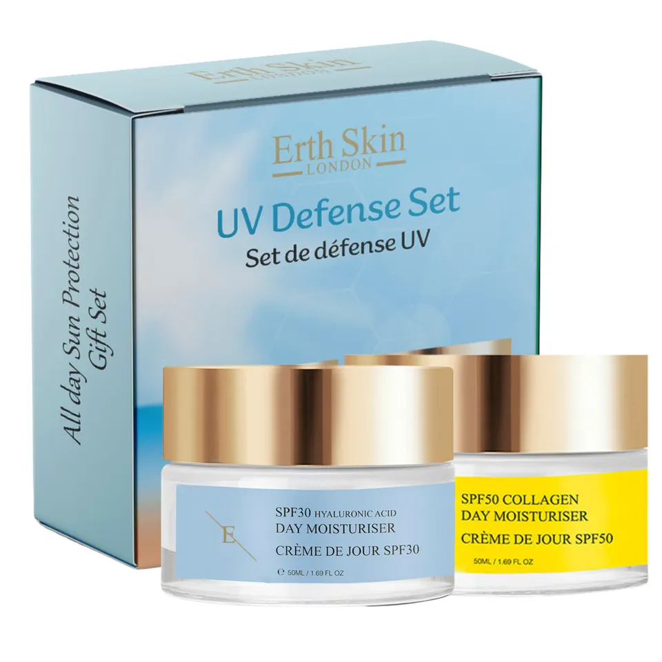 erth-skin-spf-uv-defense-set-tagescreme-lsf30-lsf50-duo image 1