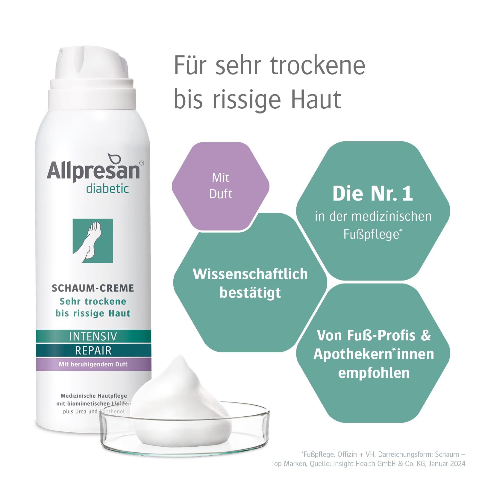 allpresan-diabetic-repair-schaum-creme-urea-2x125ml-rissige-f-e image 3
