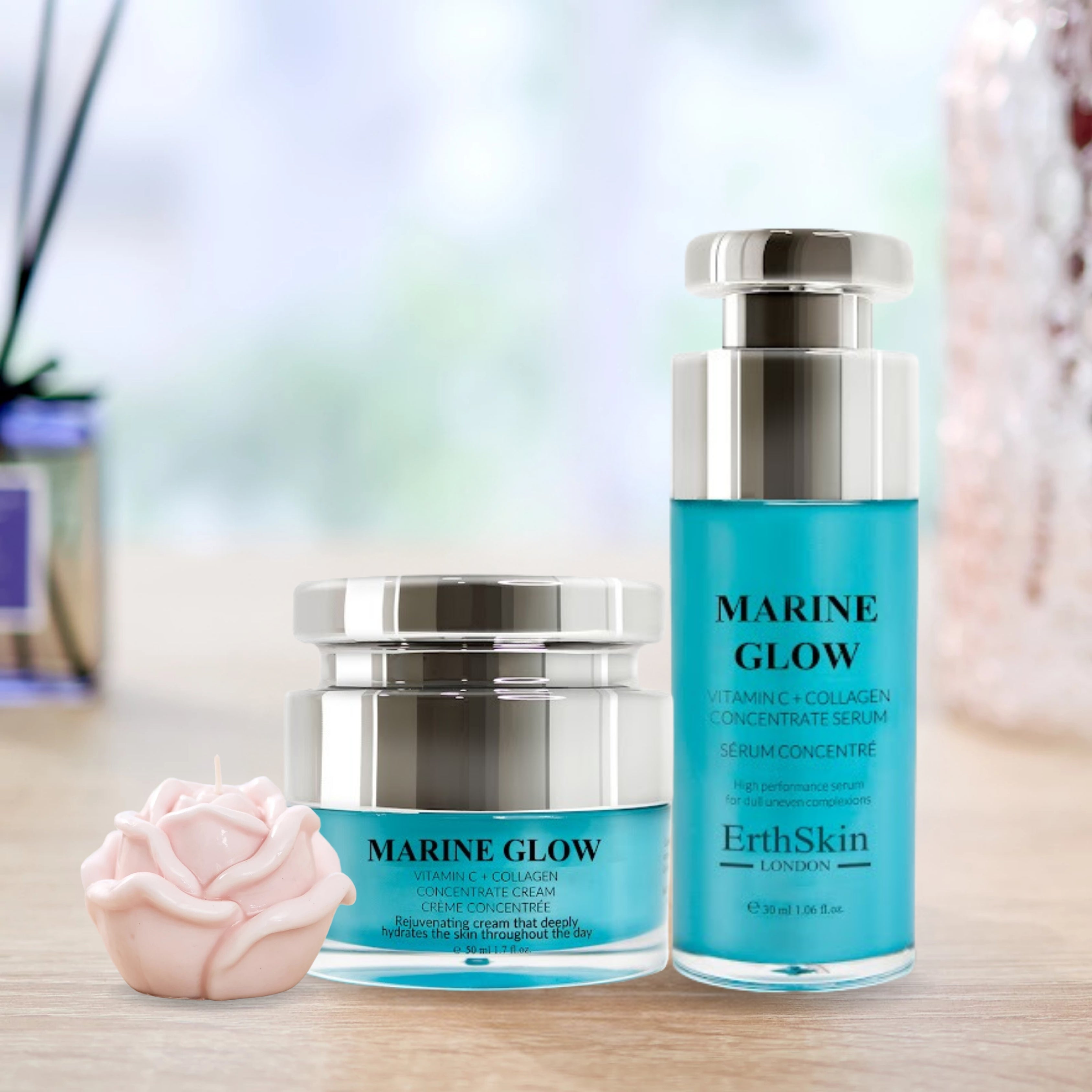 erth-skin-marine-glow-vitamin-c-set-serum-30ml-creme-50ml image 2