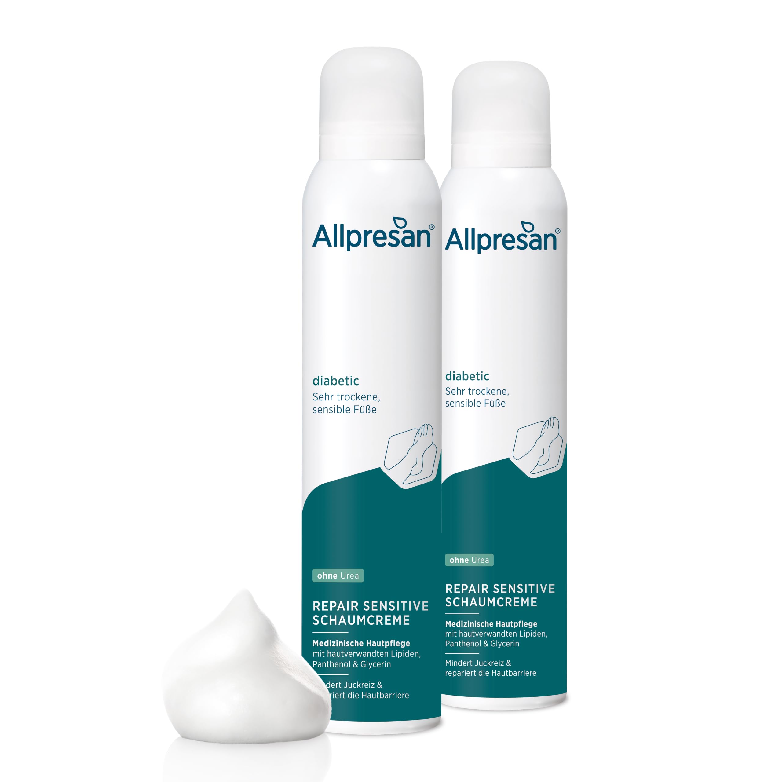 allpresan-diabetic-intensiv-repair-schaum-creme-ohne-urea-100ml image 8