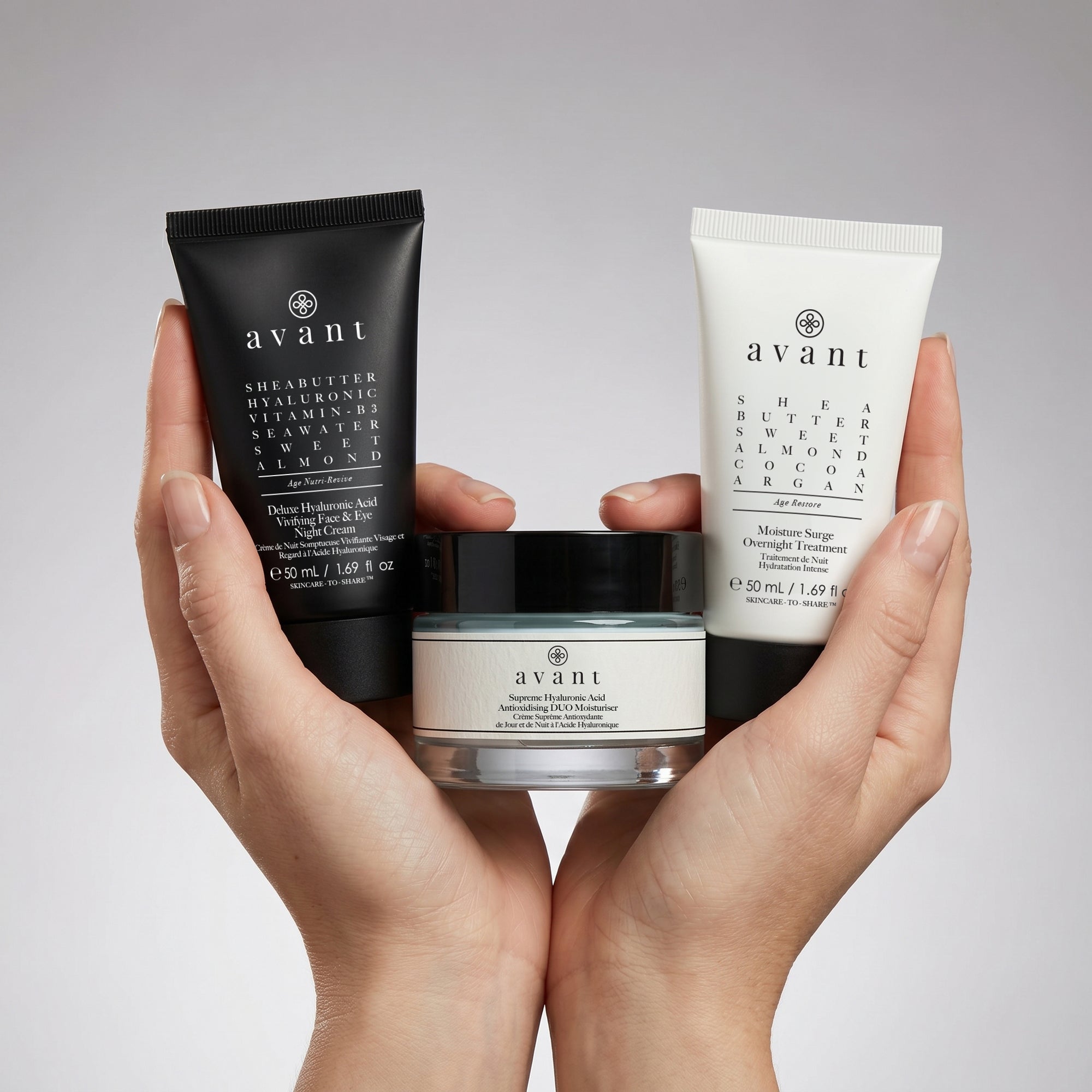 avant-skincare-without-labels-set-3x50ml-hyaluron-tasche image 6