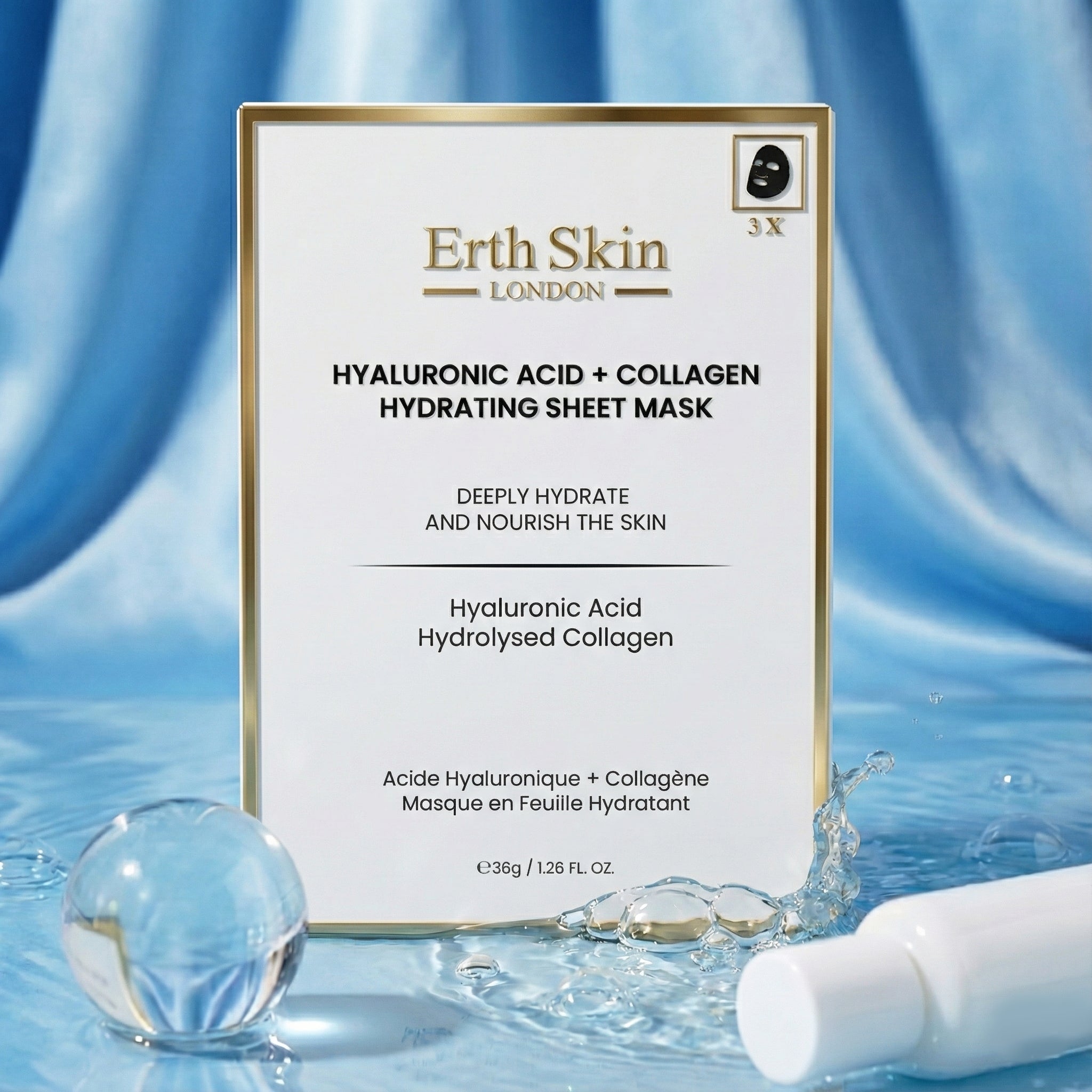 erth-skin-face-masks-hyaluron-collagen-tuchmaske-3-st-ck-feuchtigkeit image 3