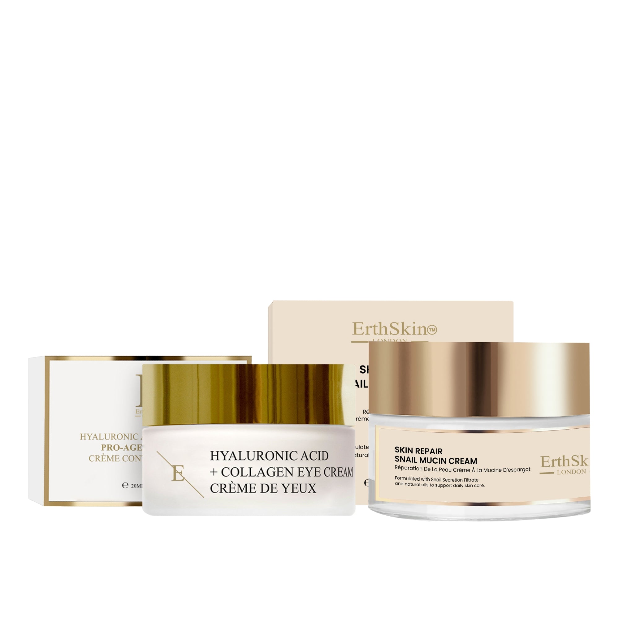 erth-skin-snail-mucin-creme-eye-cream-set-50ml-30ml image 1