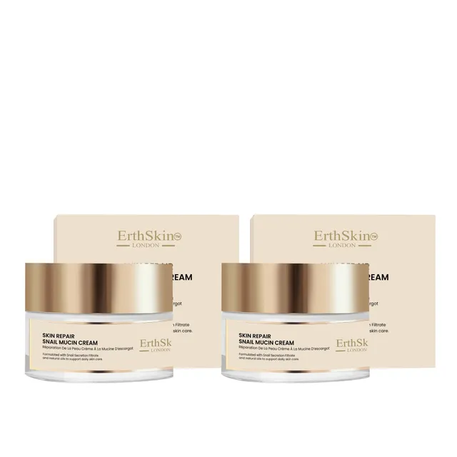 erth-skin-snail-mucin-cream-gesichtscreme-2x50ml-sheabutter image 1