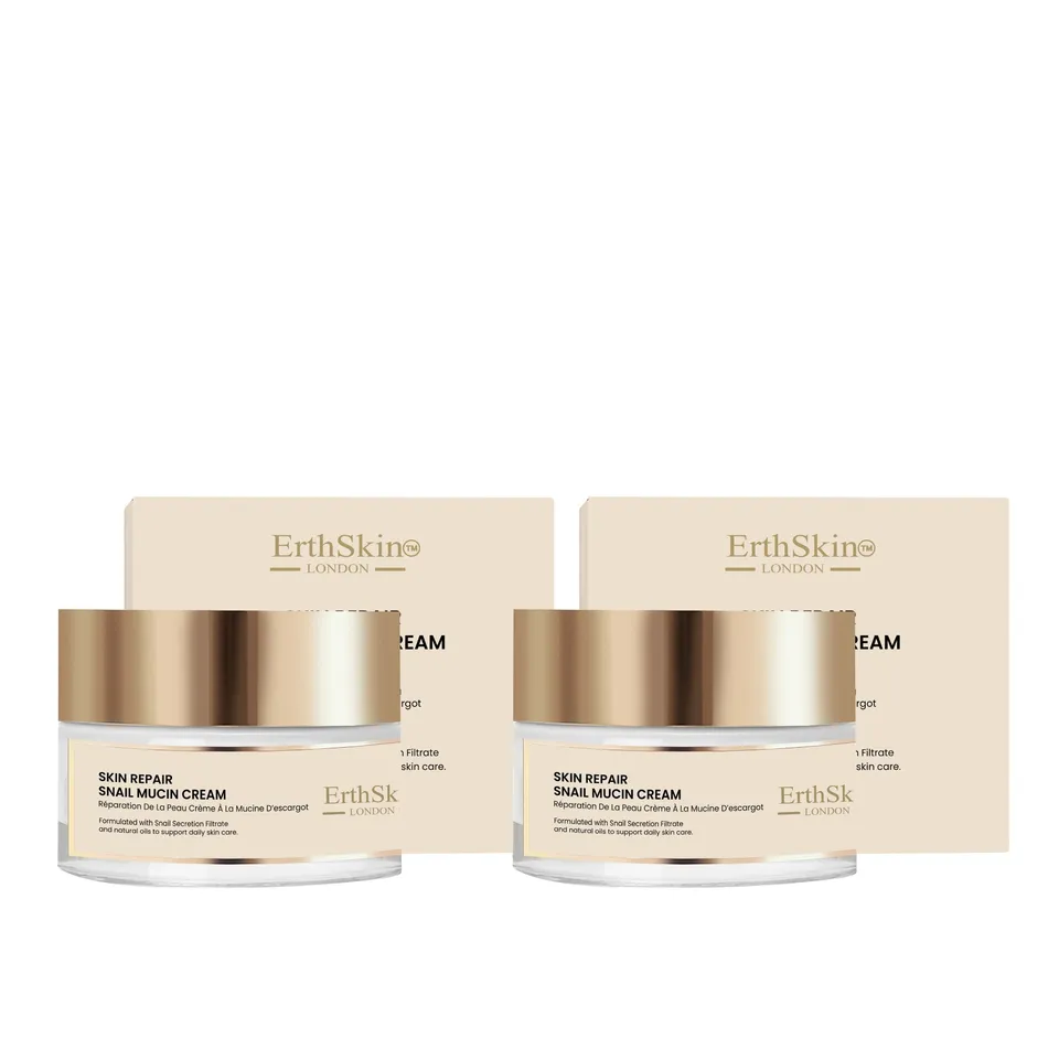 erth-skin-snail-mucin-cream-gesichtscreme-2x50ml-sheabutter image 1