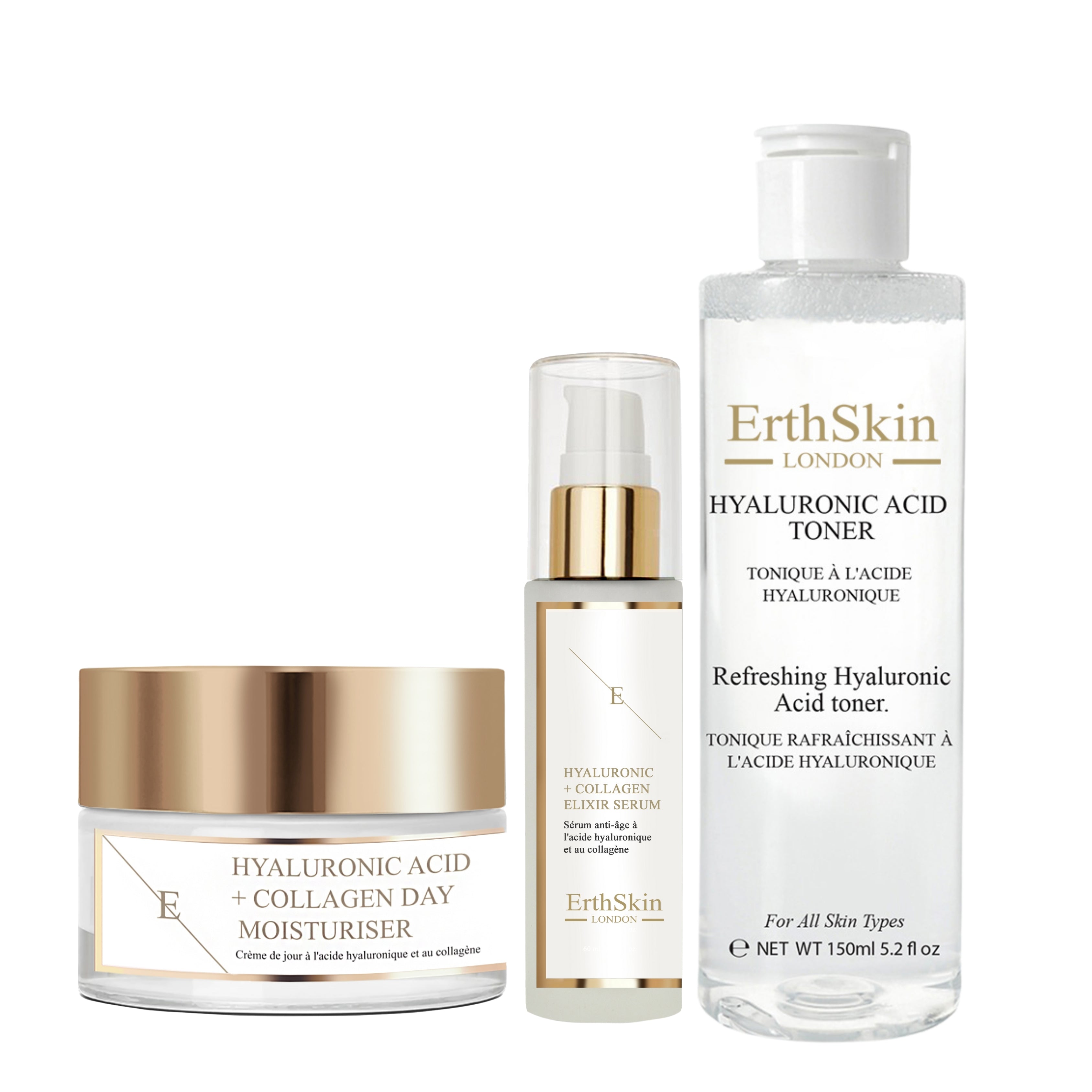 erth-skin-gift-sets-hyaluron-gesichtspflegeset-3-teilig-toner-serum-creme image 1