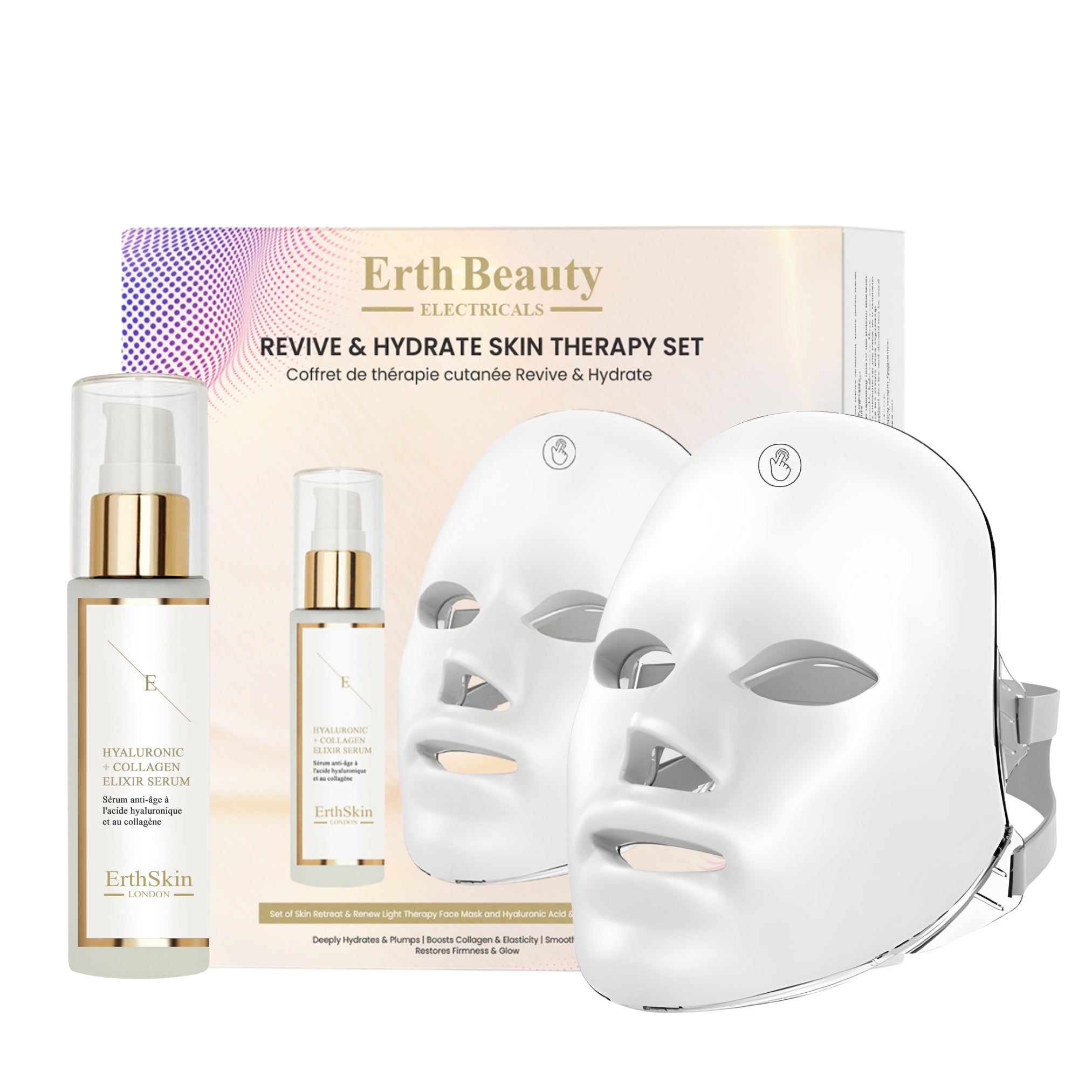 erth-skin-gift-sets-revive-hydrate-led-maske-hyaluron-serum image 1