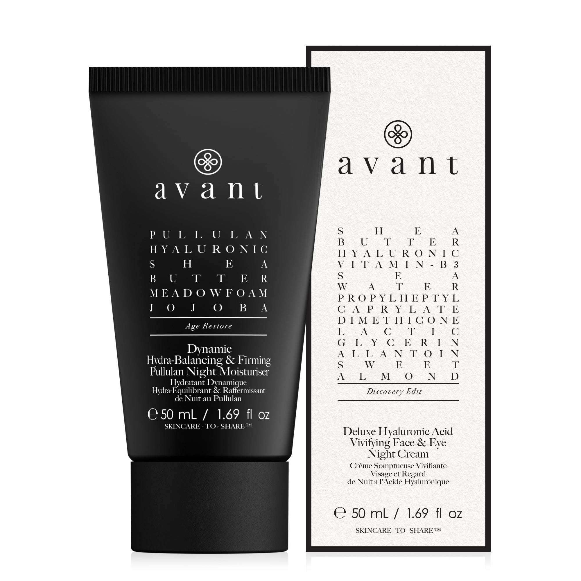 avant-night-creams-dynamic-pullulan-nachtcreme-hyaluron image 1