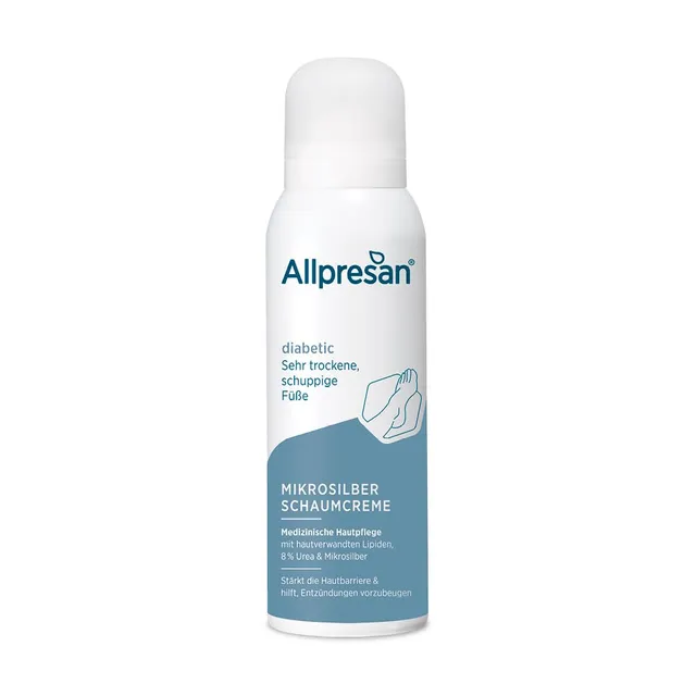allpresan-diabetic-mikrosilber-schaum-creme-125-ml-trockene-haut image 1