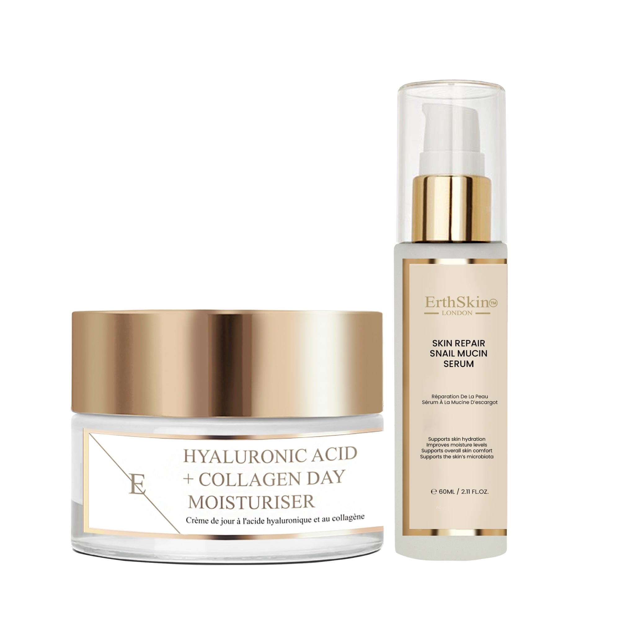 erth-skin-gift-sets-schnecken-serum-60ml-hyaluron-tagescreme-50ml image 2