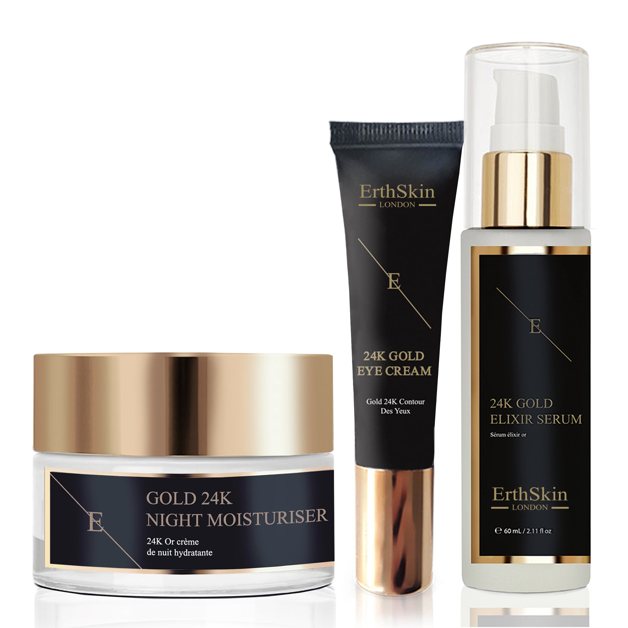erth-skin-24k-gold-set-serum-gesichtscreme-augencreme image 1